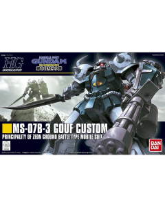 Bandai HGUC 1/144 MS-07B-3 Gouf Custom